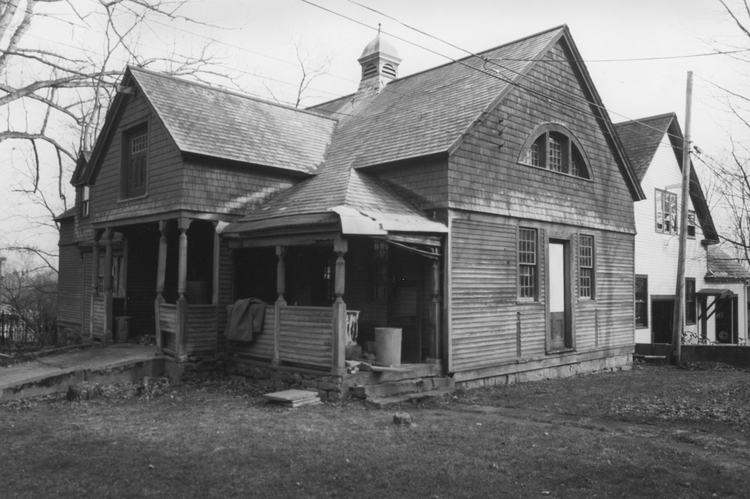 Pre-renovation of 1886 Carriage House.